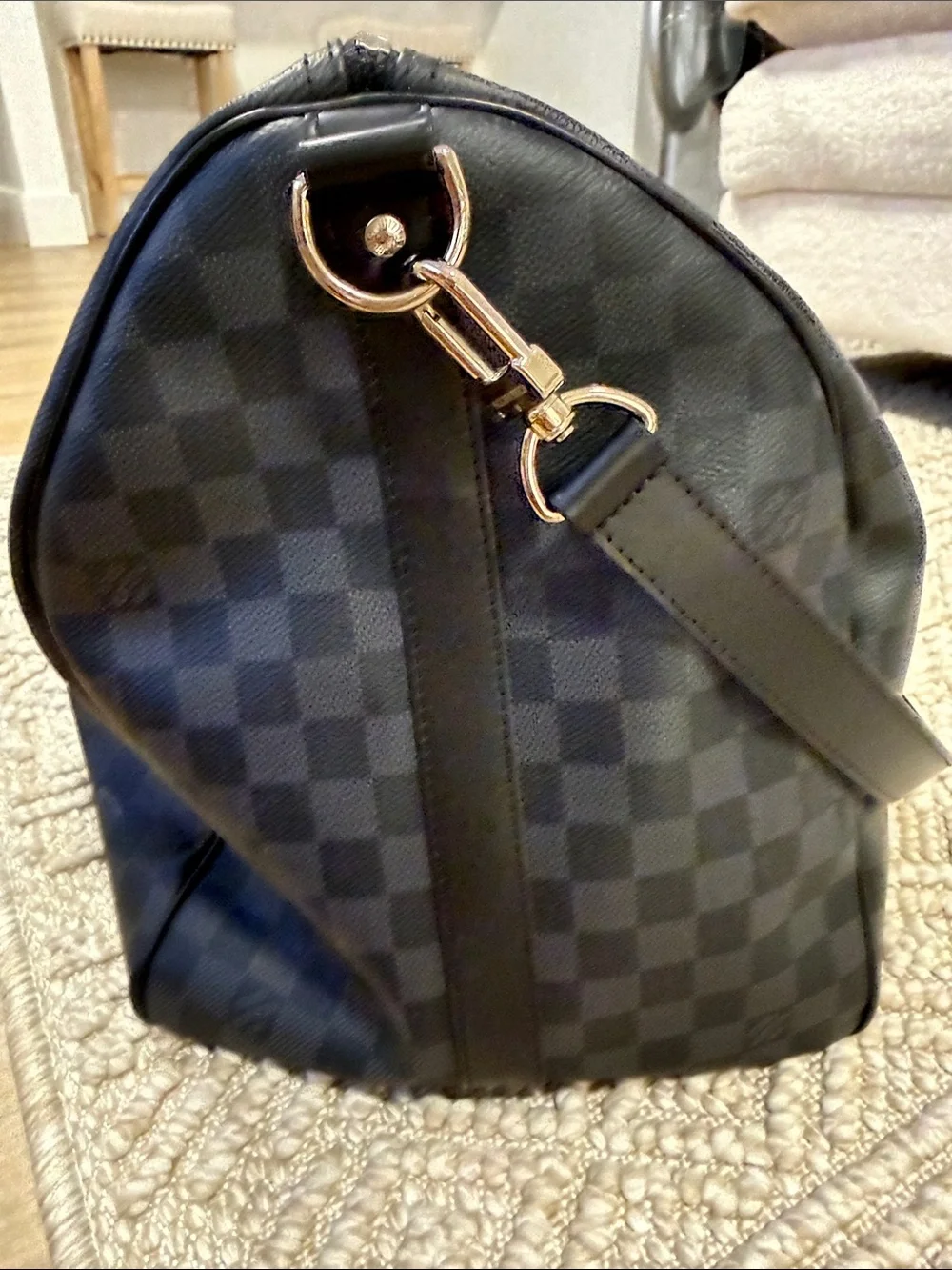 Louis Vuitton Keepall 55 Damier Graphite